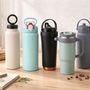 Insulated water bottles arranged to show the qualities of a good everyday water bottle
