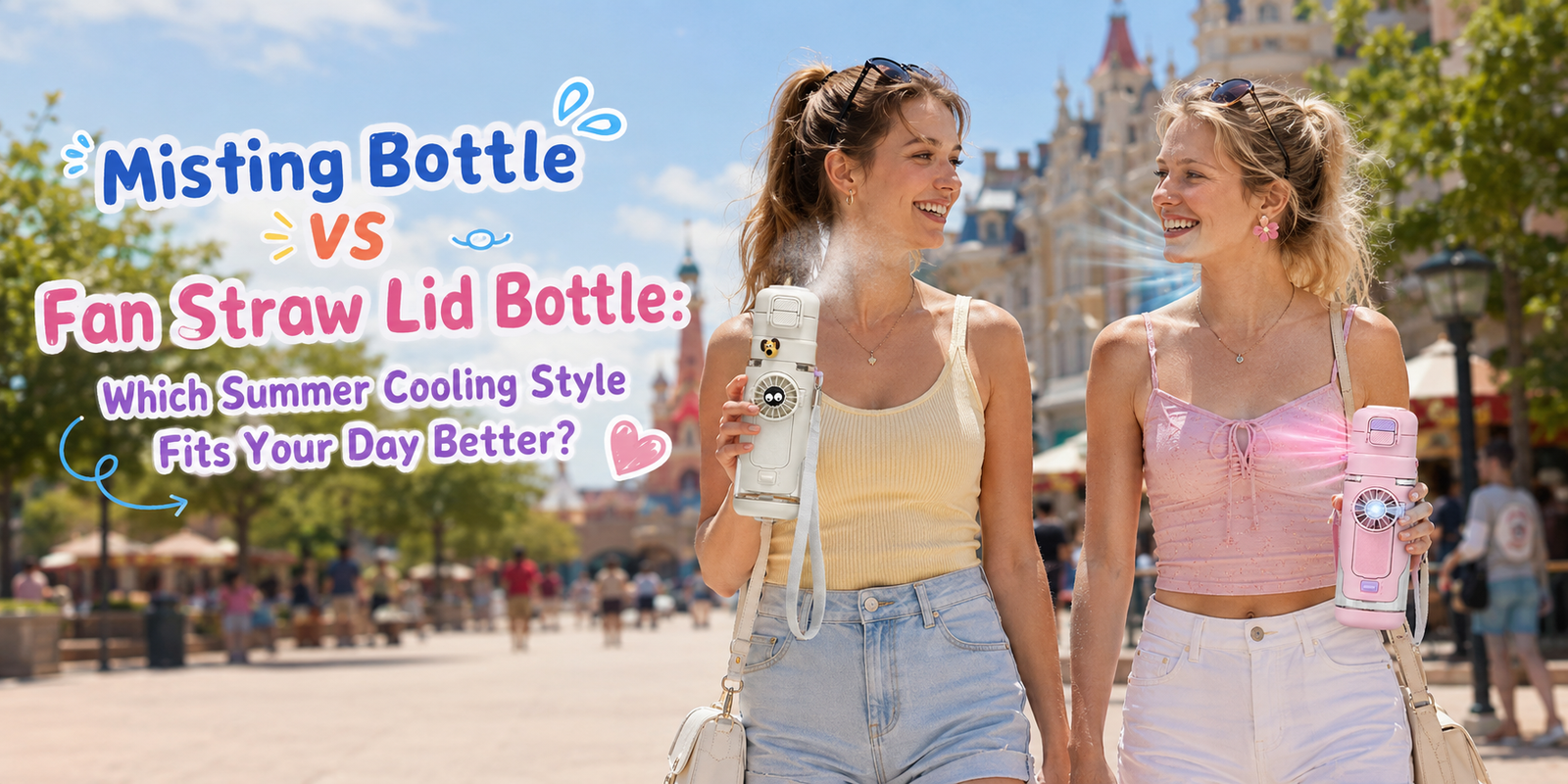 Misting Bottle vs Fan Straw Lid Bottle: Which Summer Cooling Style Fits Your Day Better?