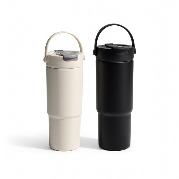 Ceramic Coated Double Drink Travel Tumbler 24oz