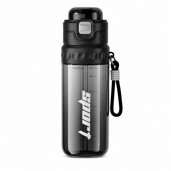 Misting Dual-Drink Plastic Water Bottle 25oz