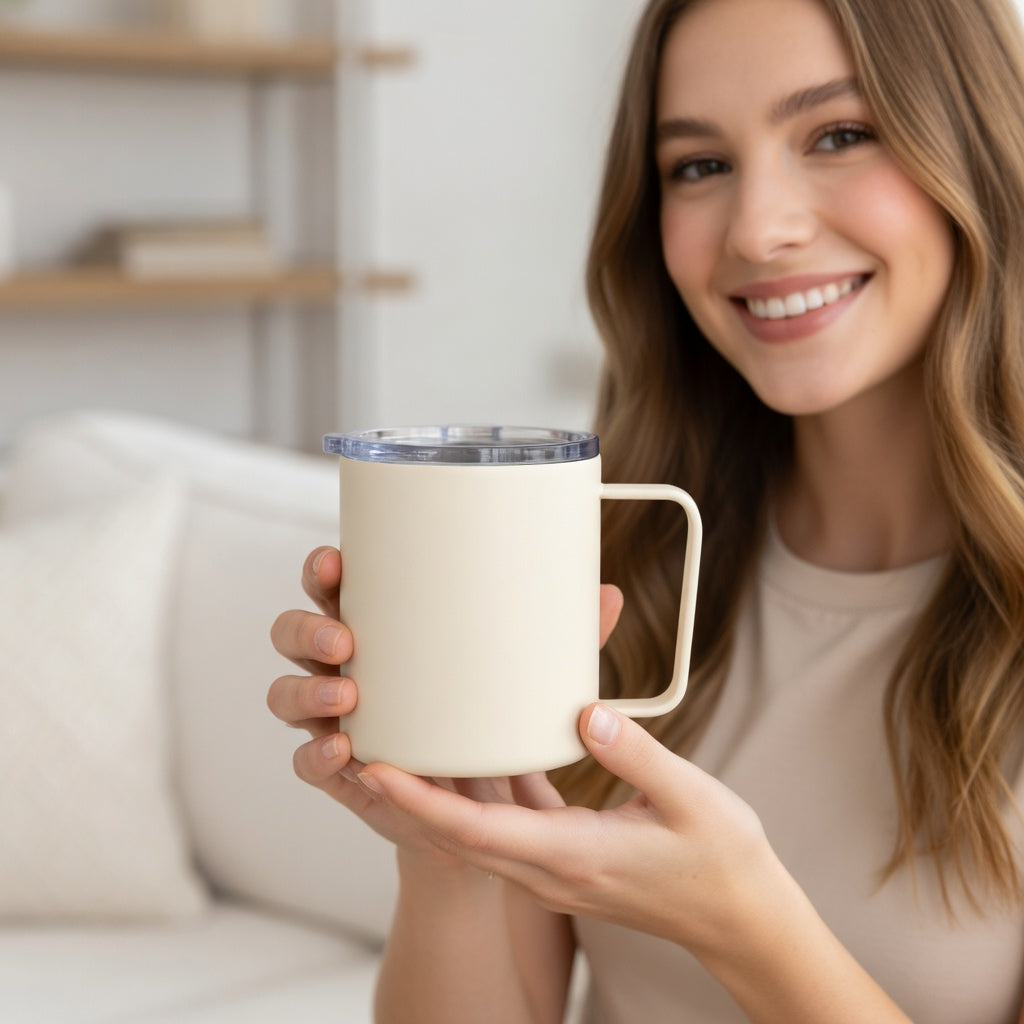Handled Insulated Coffee Mug 12oz
