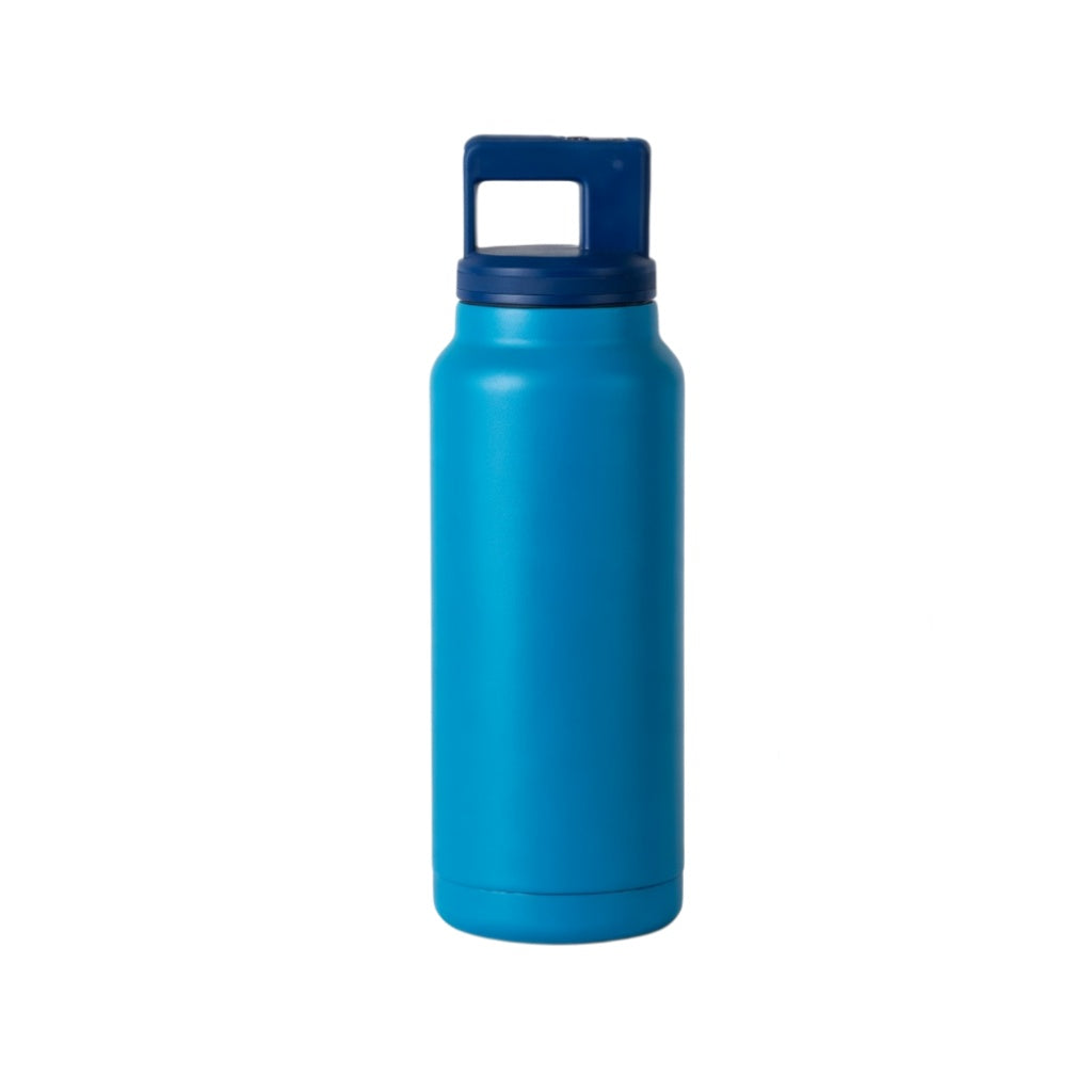 Carry Handle Straw Lid Water Bottle