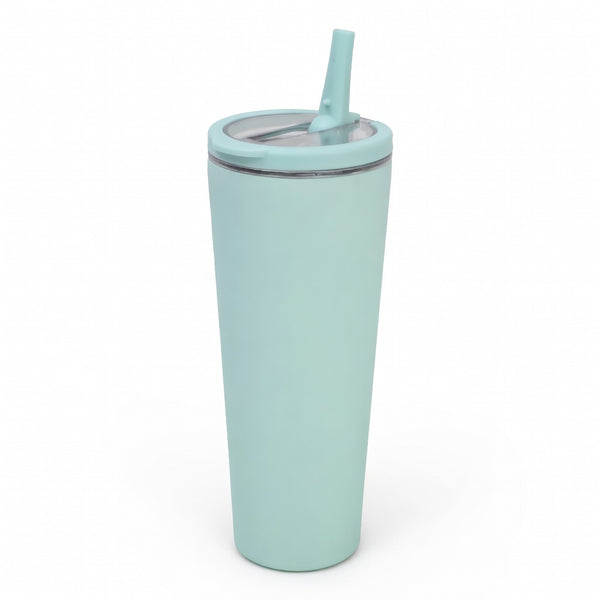 Integrated Ring Handle Straw Tumbler