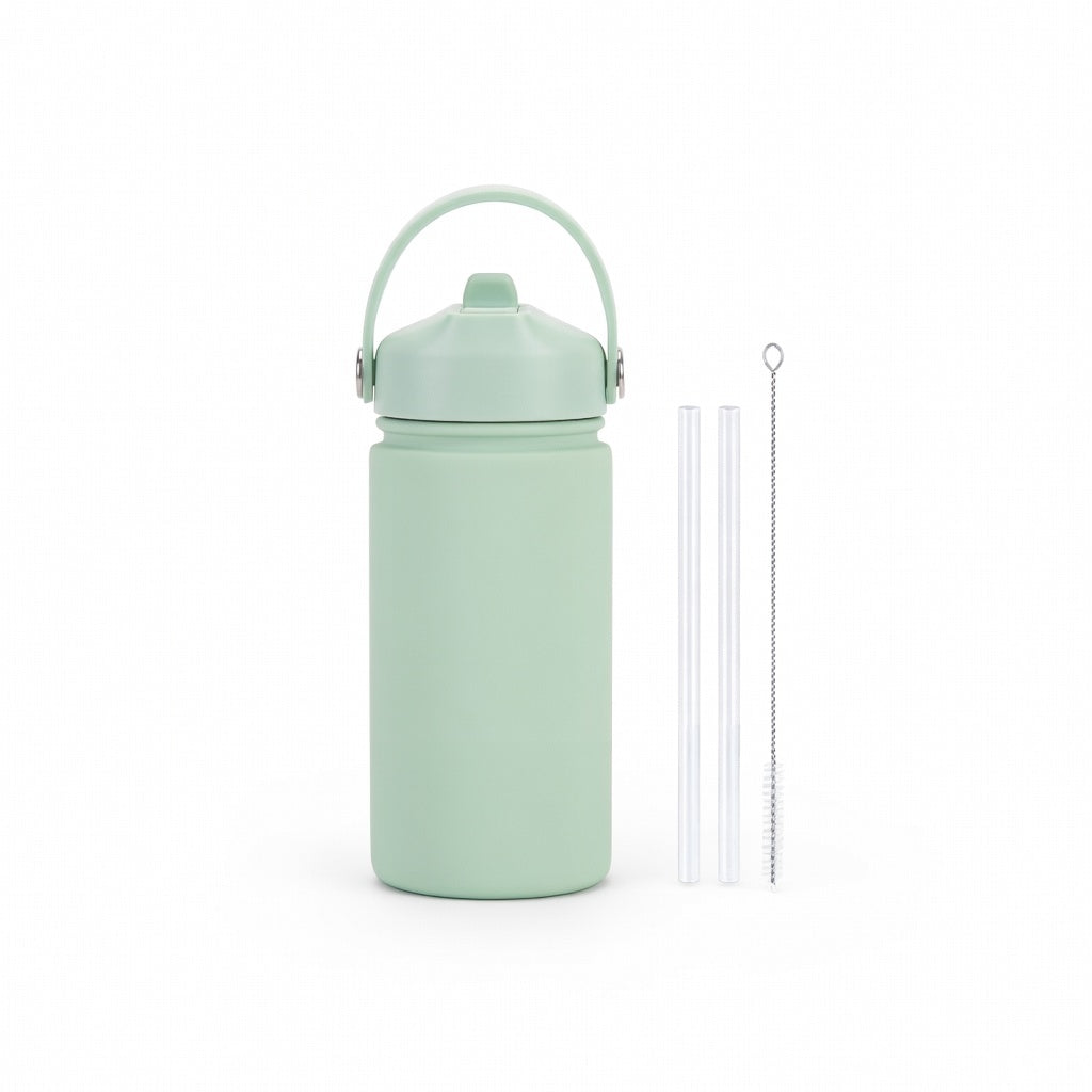 316L Stainless Steel Straw Lid Bottle