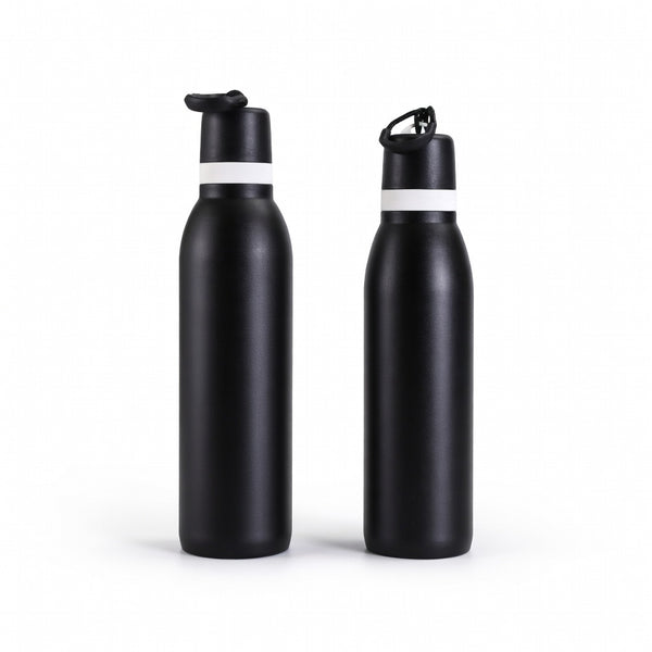 Dual-Drinking Lid Insulated Water Bottle