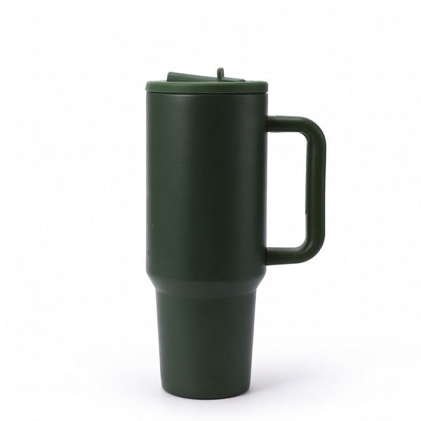 Insulated Handled Straw Tumbler