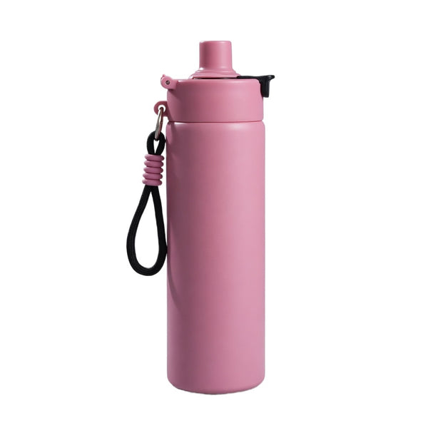 Matte Dual-Drinking Sports Water Bottle 20oz