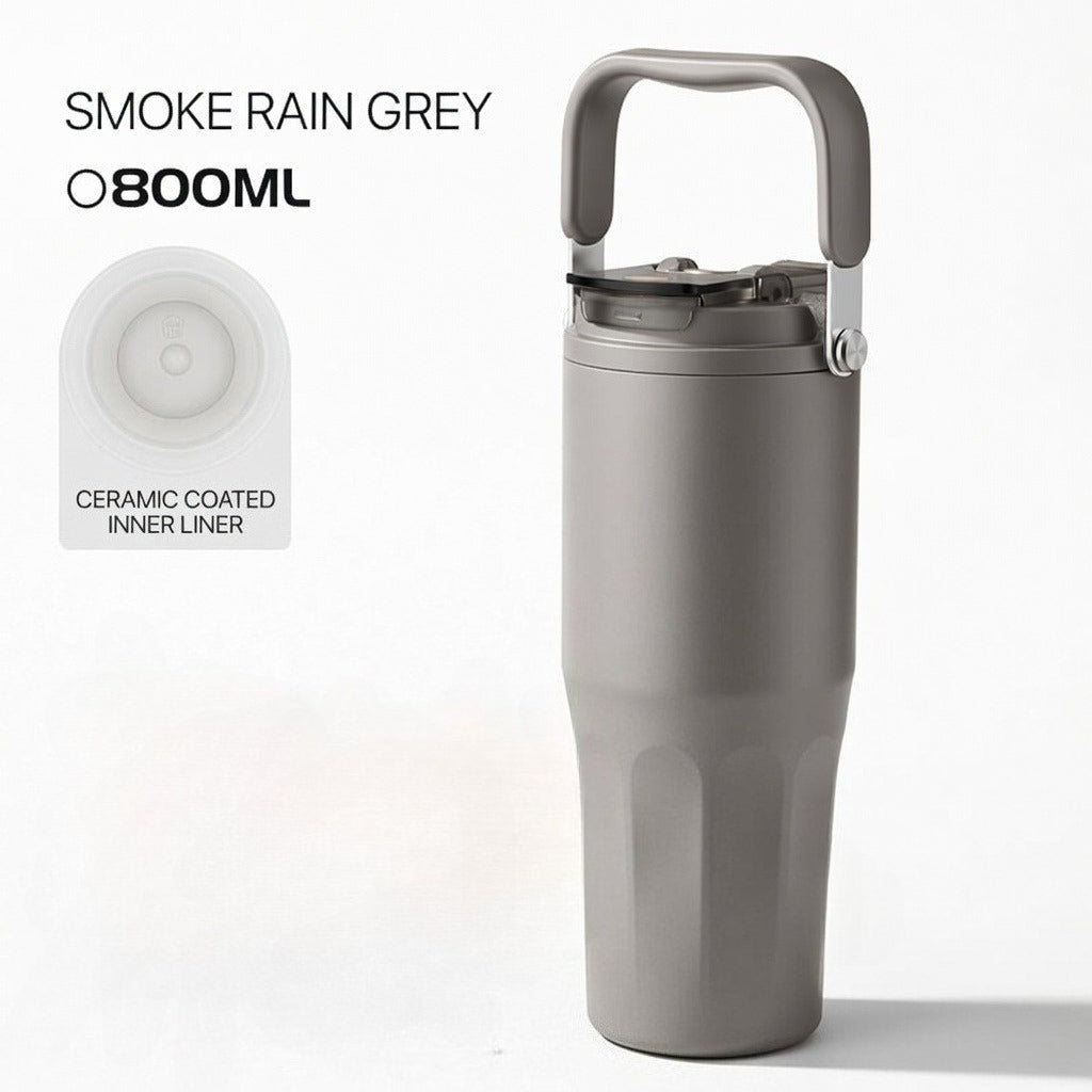Ceramic Coated Carry Handle Tumbler 27oz