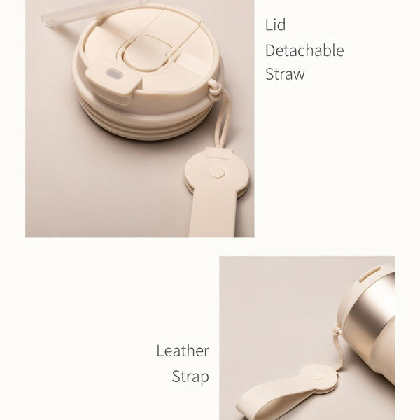 Dual-Sip Insulated Coffee Tumbler