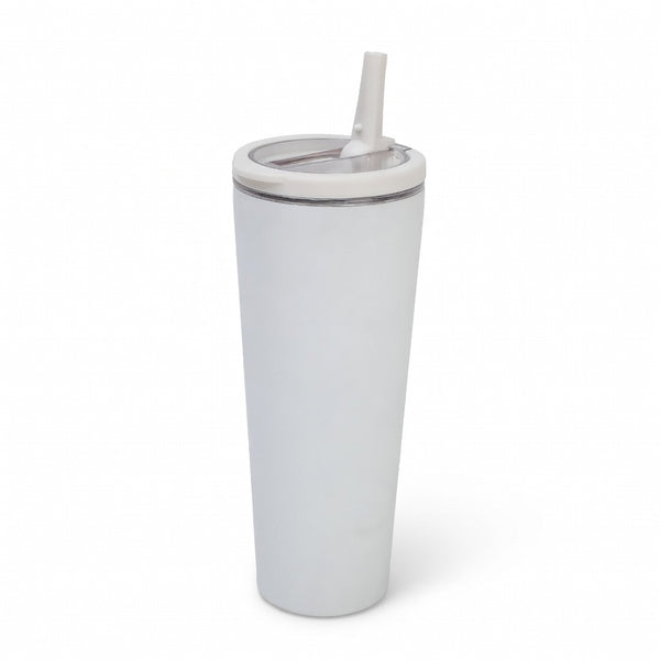 Integrated Ring Handle Straw Tumbler
