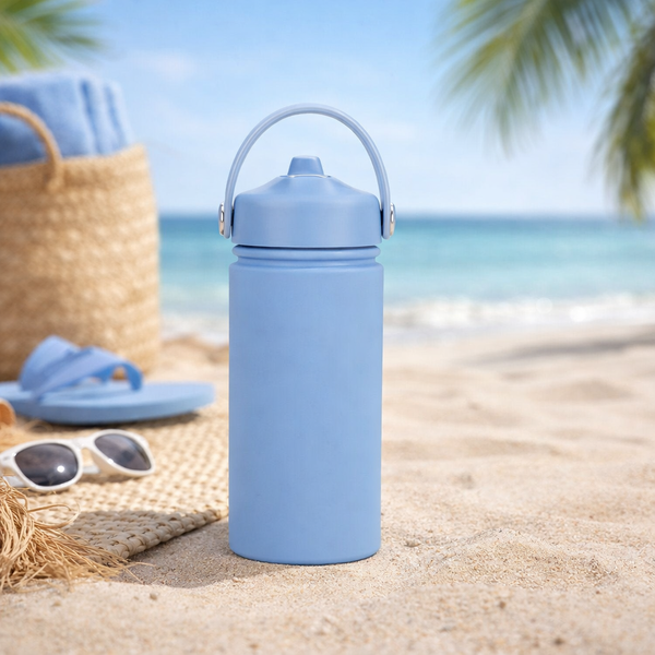 316L Stainless Steel Straw Lid Bottle