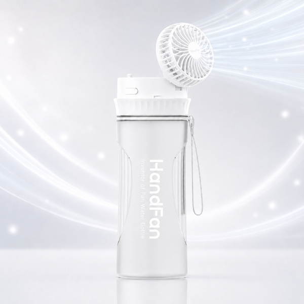 Portable Fan Lid Hydration Bottle 24oz