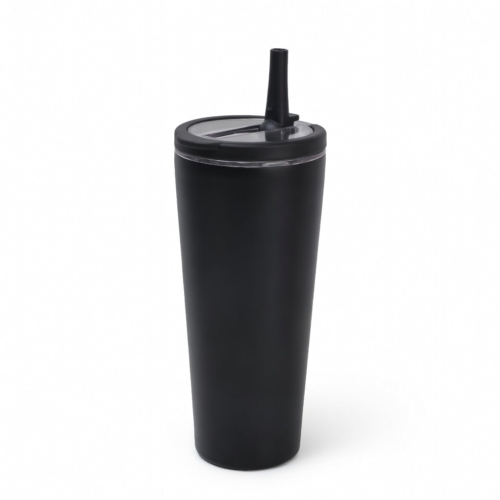 Integrated Ring Handle Straw Tumbler