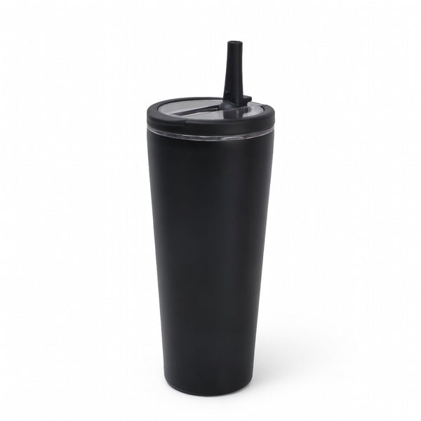 Integrated Ring Handle Straw Tumbler