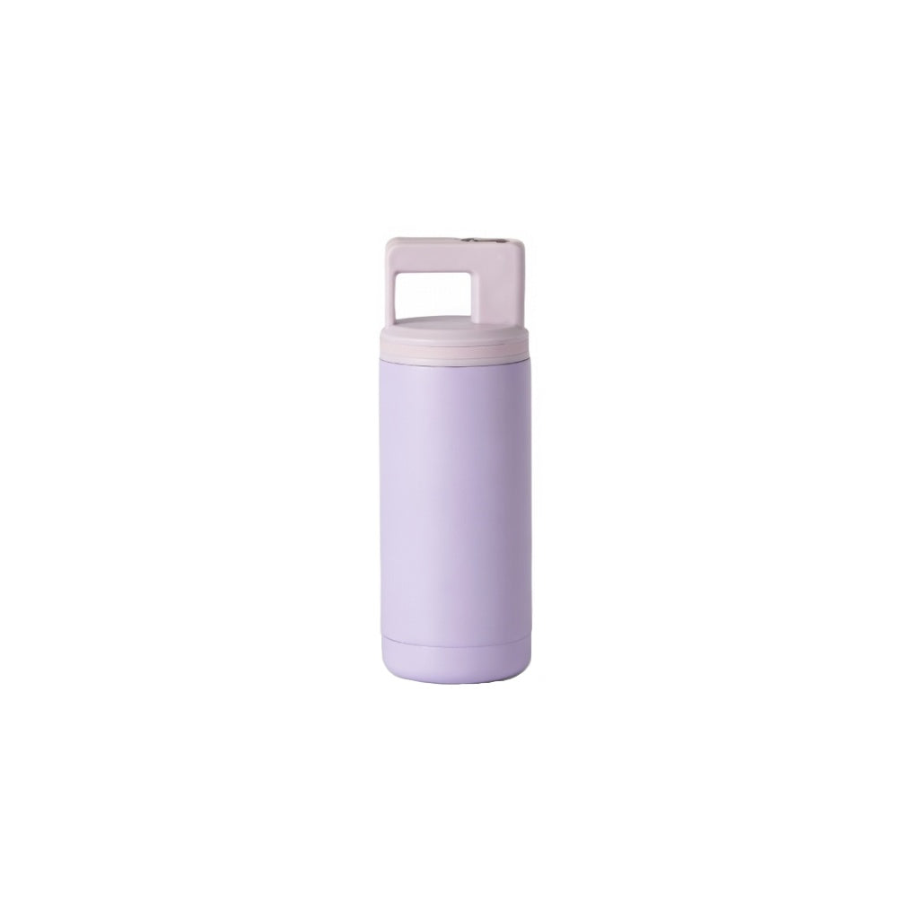 Carry Handle Straw Lid Water Bottle