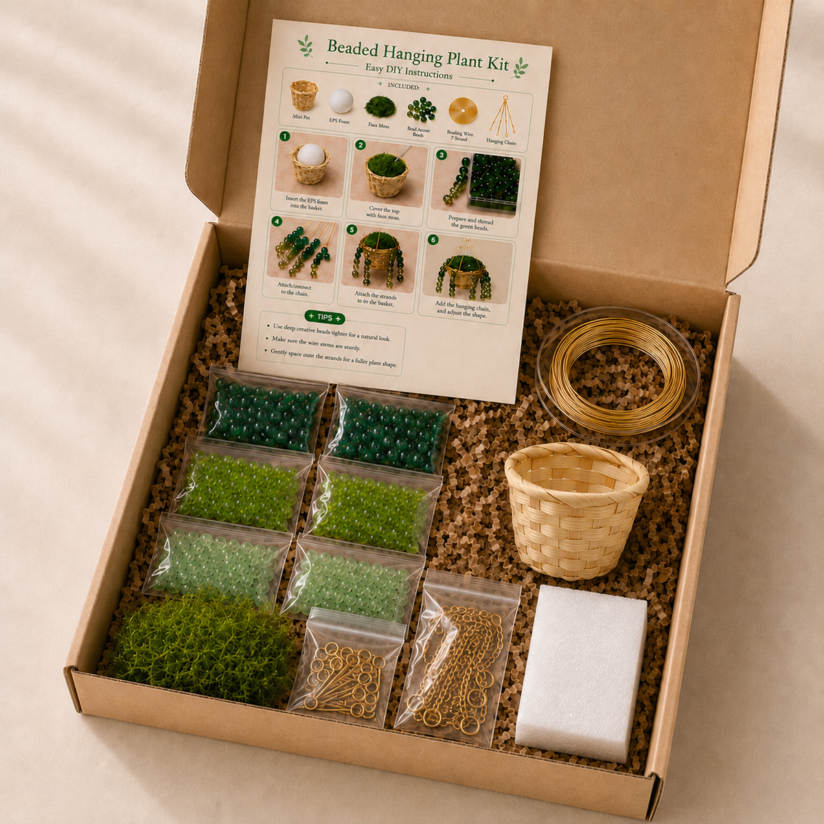 Extra Full Beaded Plant Suncatcher DIY Kit