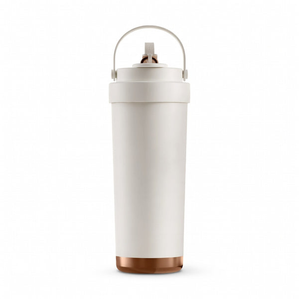 Ceramic Lined Handled Travel Tumbler 26oz