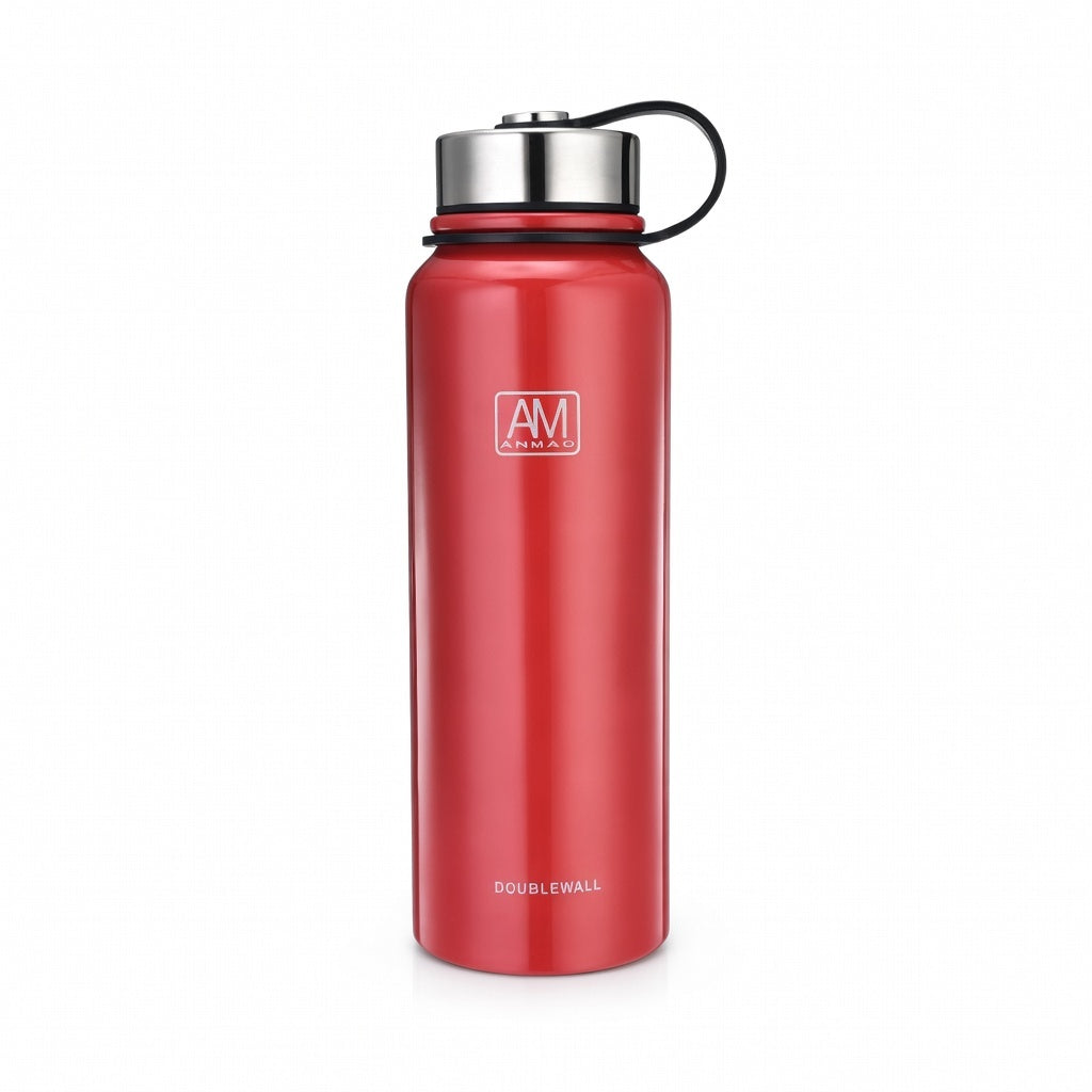 Wide Mouth Carry Handle Insulated Bottle
