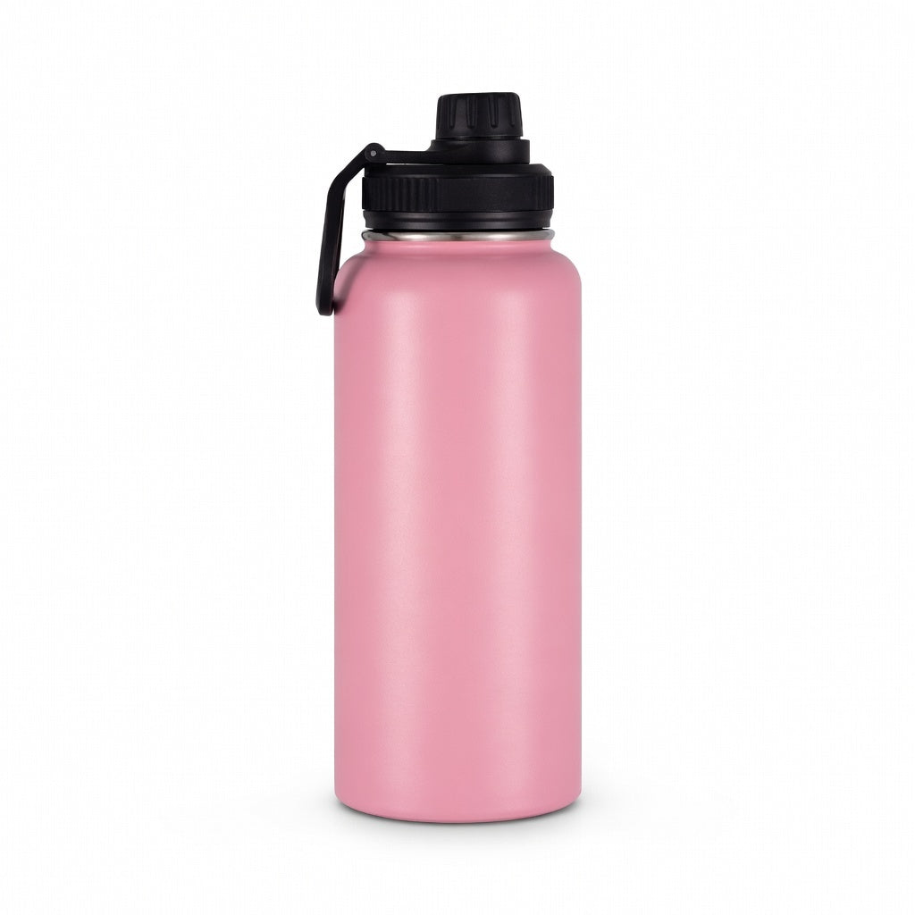 Wide Mouth Carry Handle Insulated Bottle