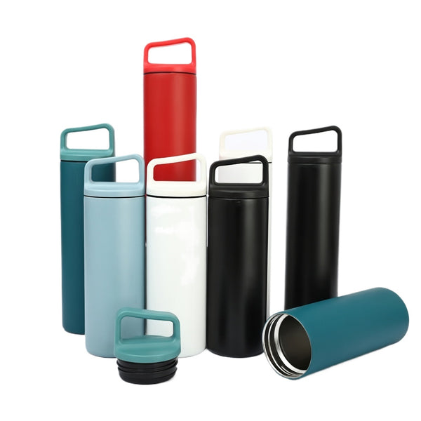 Wide Mouth Carry Handle Water Bottle