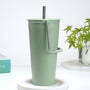 Handled Straw Travel Tumbler - 20oz