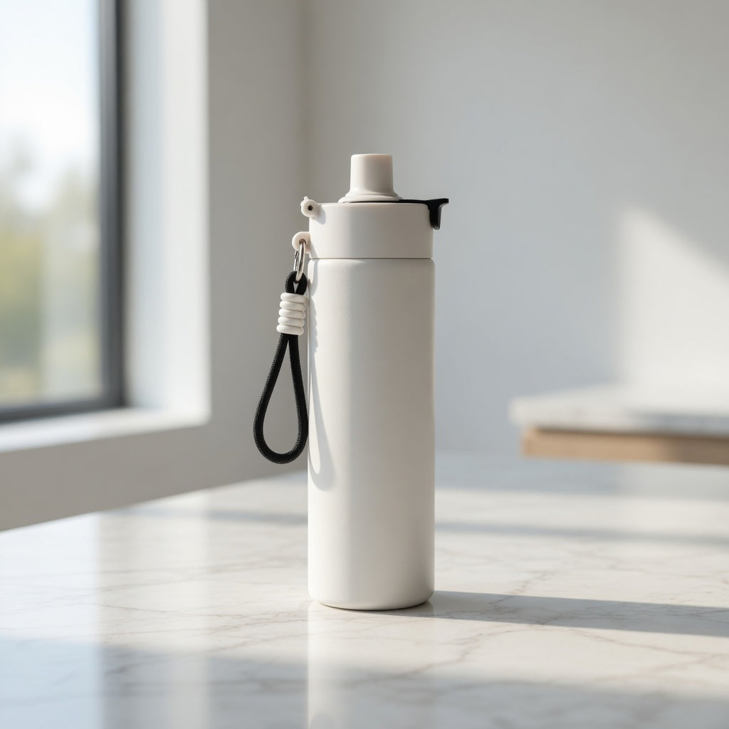 Matte Dual-Drinking Sports Water Bottle 20oz