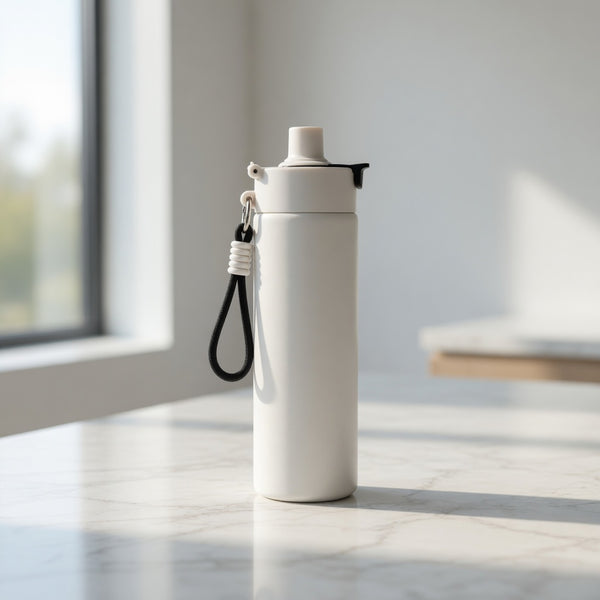 Matte Dual-Drinking Sports Water Bottle 20oz