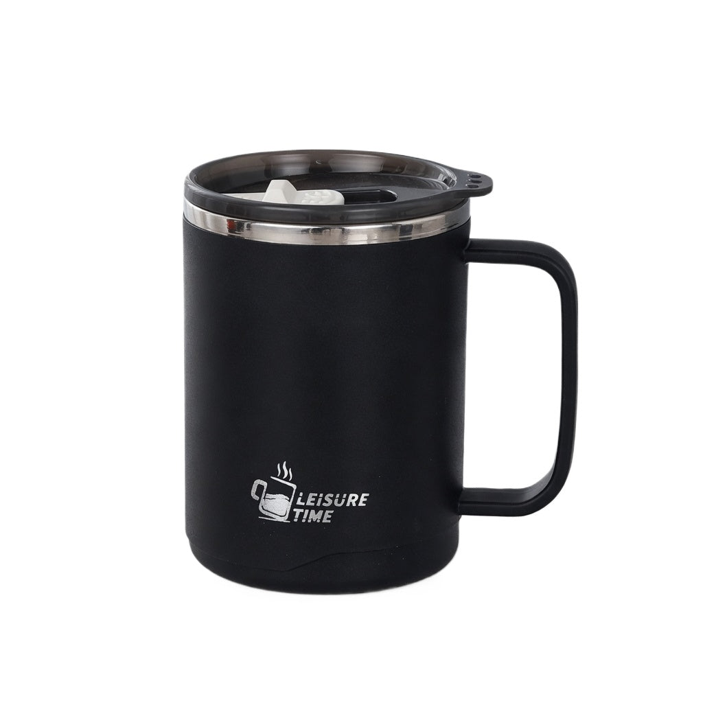 316 Stainless Steel Handled Coffee Mug 14oz