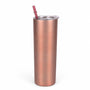 Powder Coated Skinny Straw Tumbler
