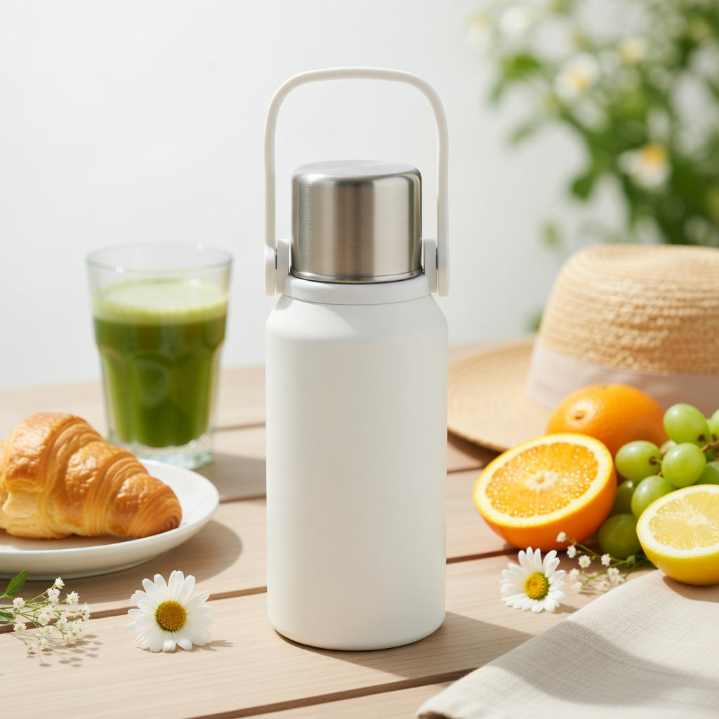 316L Stainless Steel Outdoor Water Bottle with Carry Handle