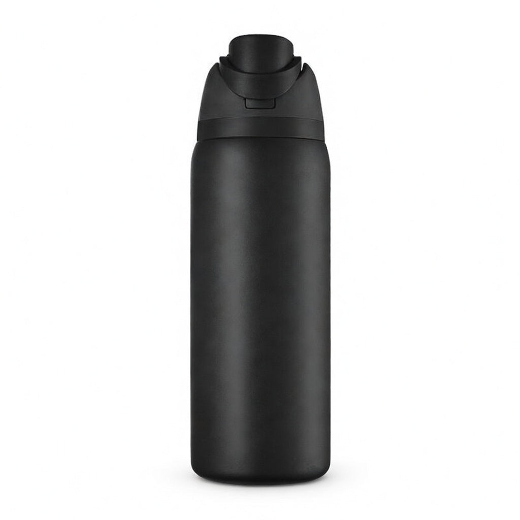Push-Button Pop Lid Insulated Water Bottle