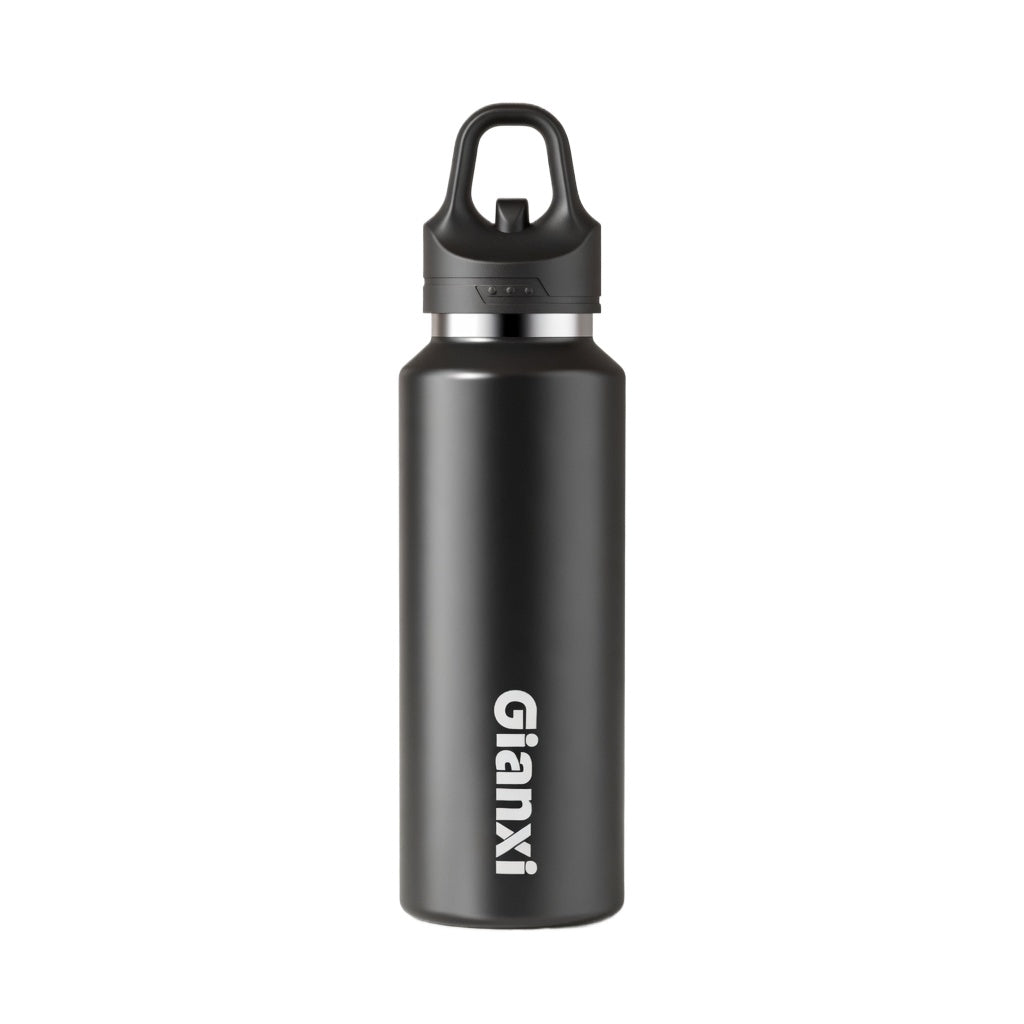 One-Click Wide Mouth Carry Handle Water Bottle