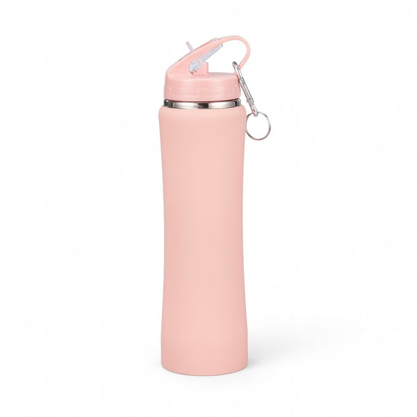 Slim Waist Straw Lid Insulated Bottle