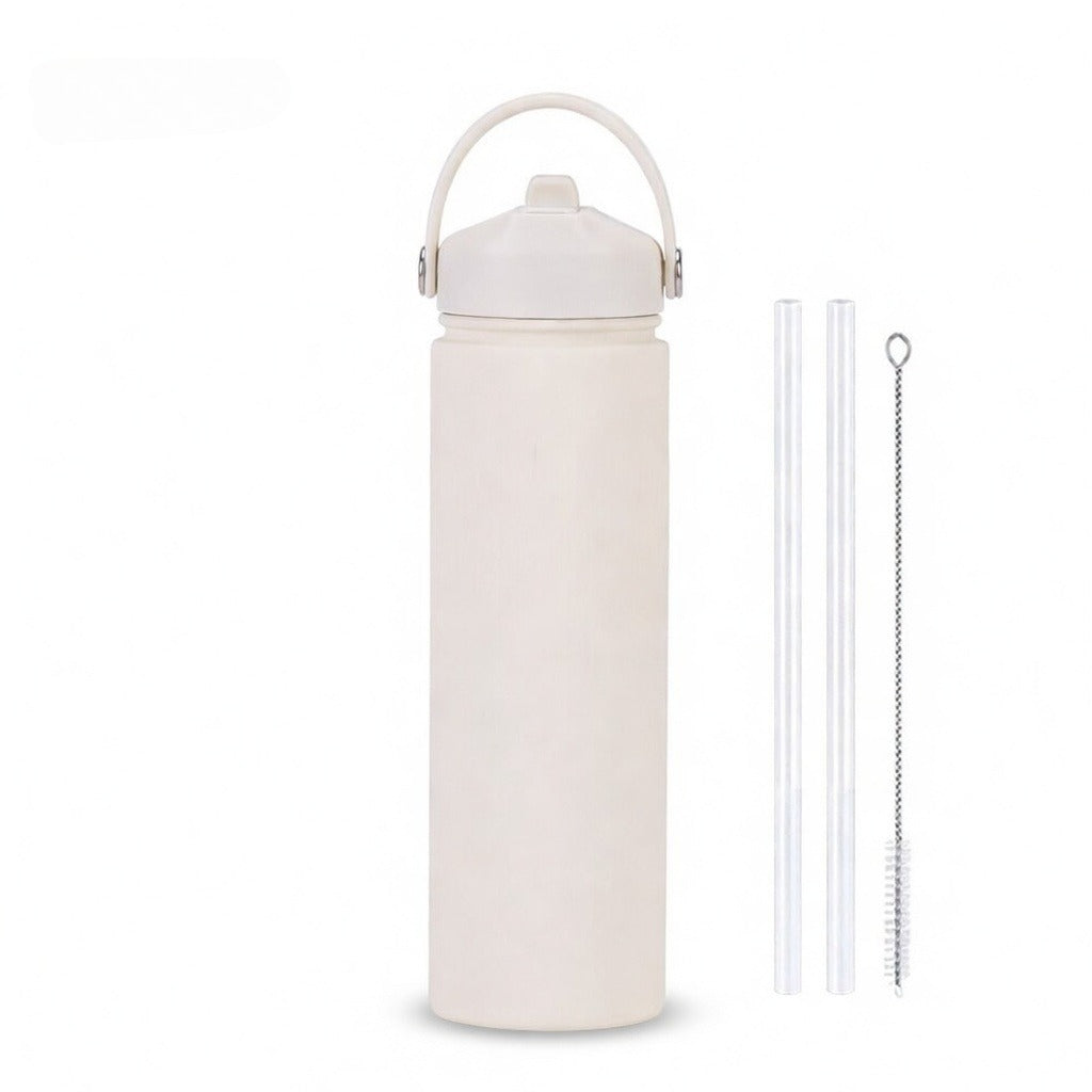 Wide Mouth Straw Lid Bottle 25oz