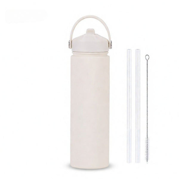 Wide Mouth Straw Lid Bottle 25oz