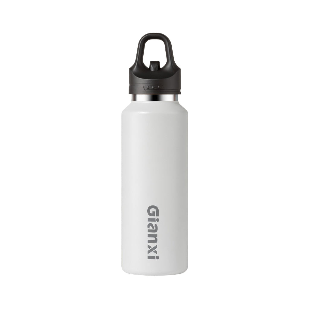 One-Click Wide Mouth Carry Handle Water Bottle