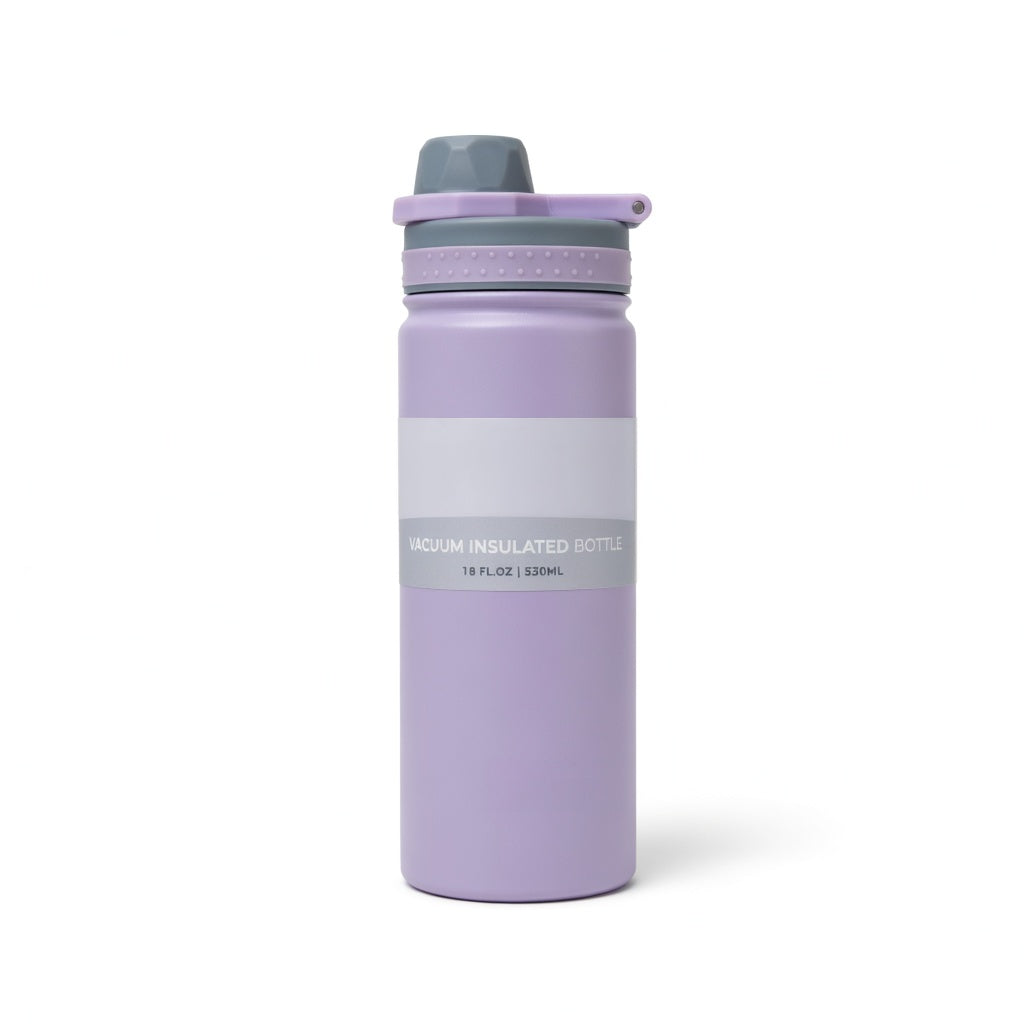 Foldable Handle Insulated Sports Water Bottle - 18oz & 26oz