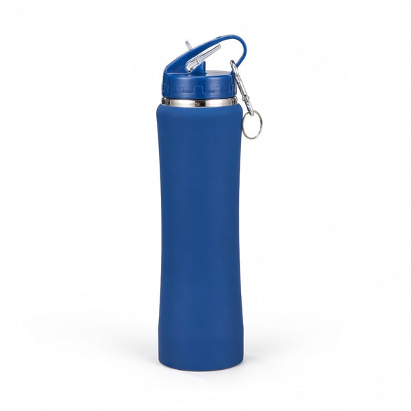 Slim Waist Straw Lid Insulated Bottle