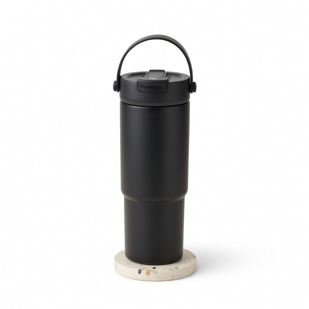 Ceramic Coated Double Drink Travel Tumbler 24oz