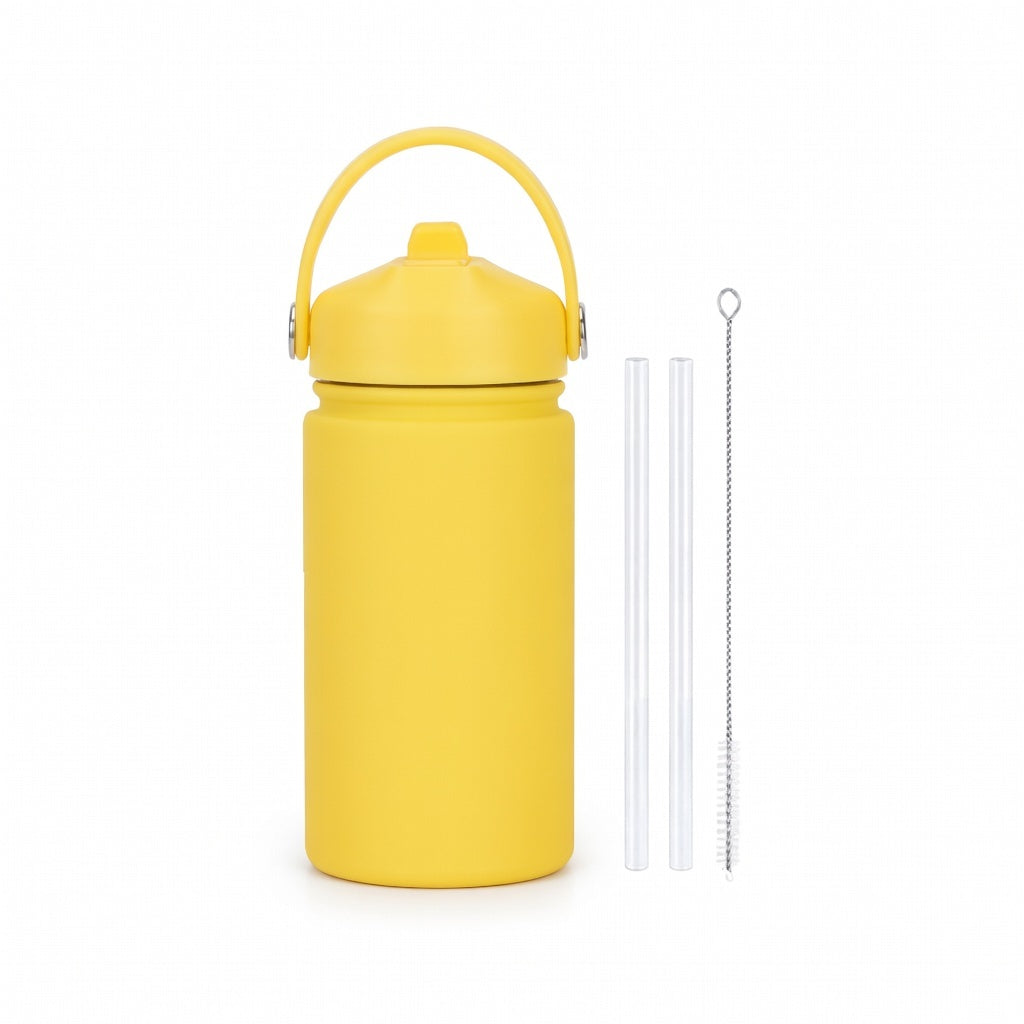 316L Stainless Steel Straw Lid Bottle