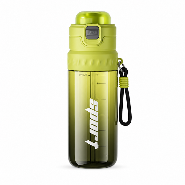 Misting Dual-Drink Plastic Water Bottle 25oz