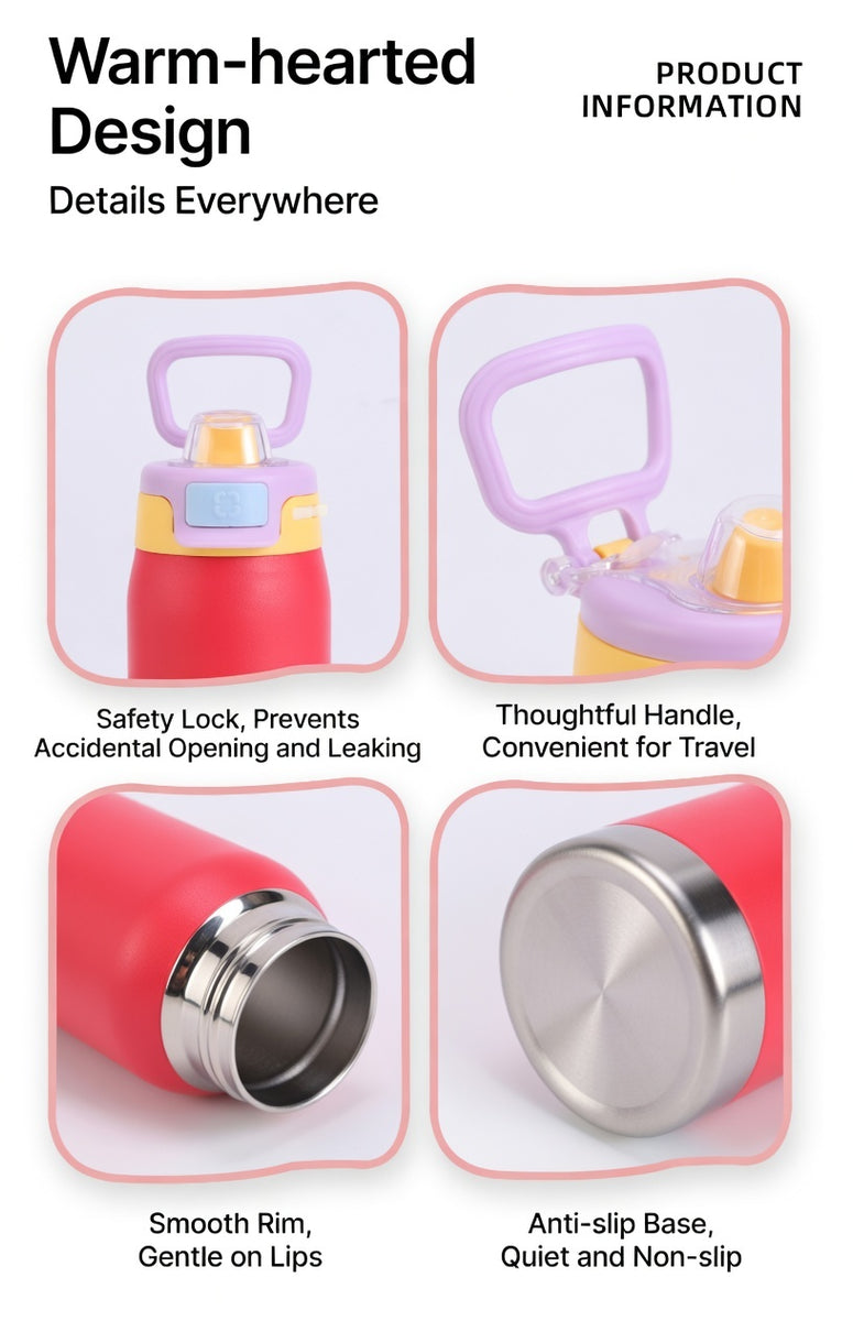 Matte Carry Handle Water Bottle