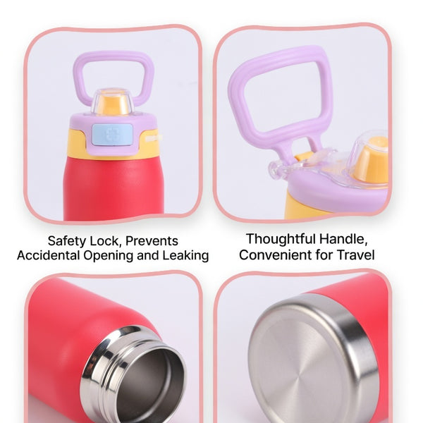 Matte Carry Handle Water Bottle