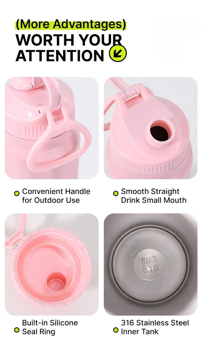 Diamond Texture Insulated Sport Bottle