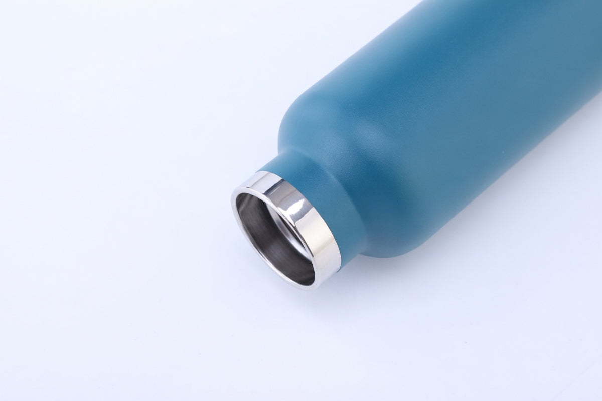 Wide Mouth Stainless Steel Bottle with Carry Handle