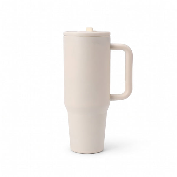 Insulated Handled Straw Tumbler