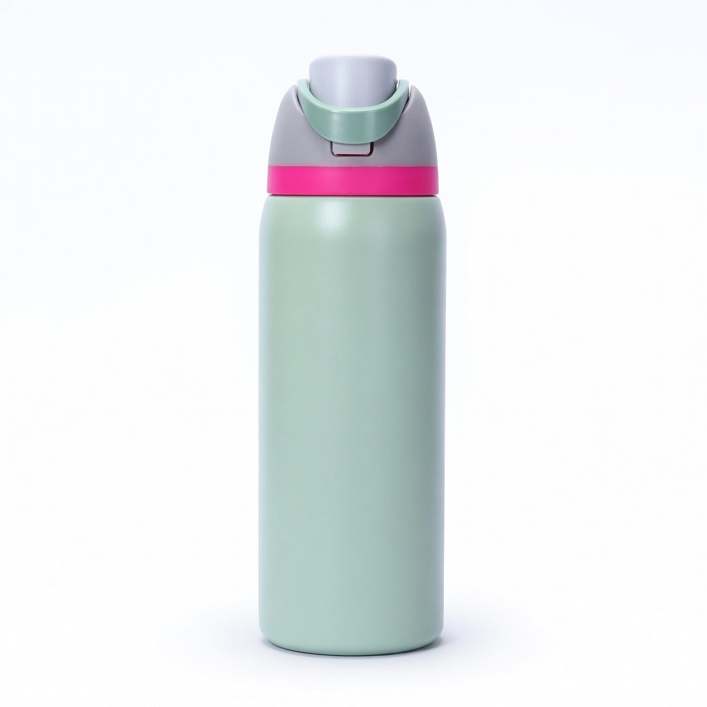 Insulated Dual-Drink Water Bottle with Carry Handle