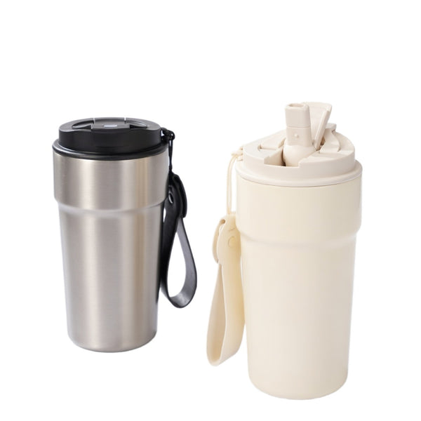 Ceramic Lined Dual-Drink Travel Tumbler 18oz