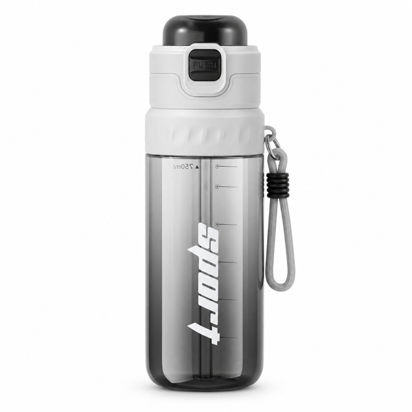Misting Dual-Drink Plastic Water Bottle 25oz