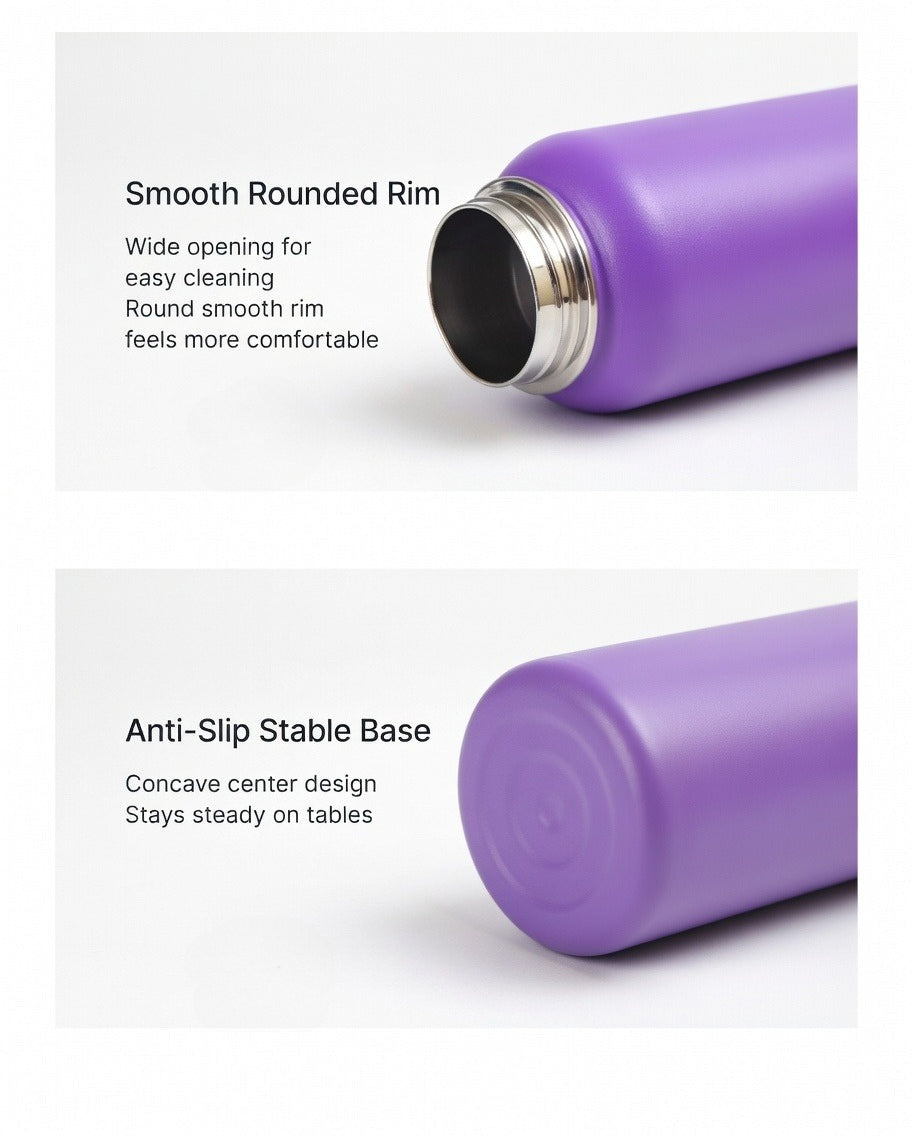 Carry Handle Insulated Outdoor Water Bottle